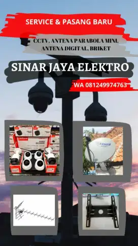 Ahli antena dan kamera cctv