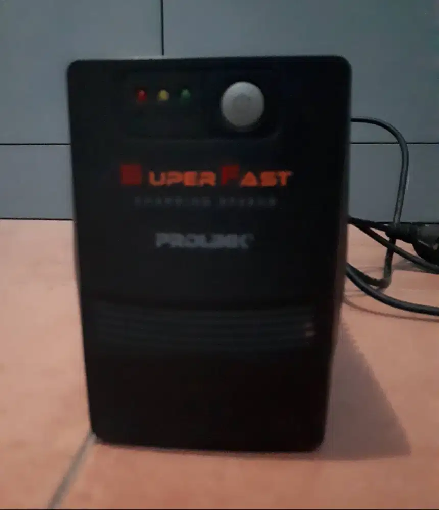 UPS Merek Prolink PRO-700SFC BATTERAI BARU garansi 1 thn