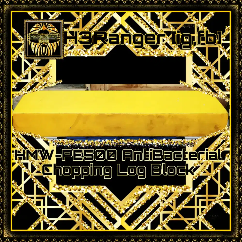 Talenan Tebal Panjang Kuning 5*10*45.5cm Chopping Board Block H3Ranger