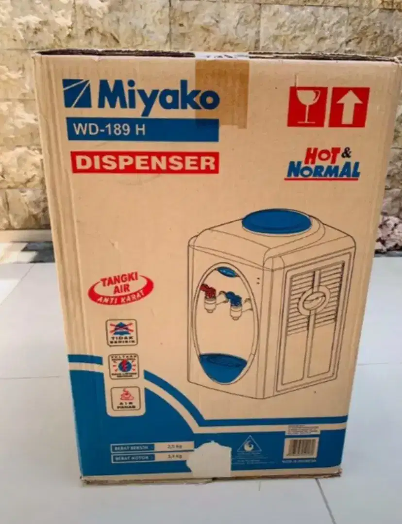 Preloved kondisi bagus Dispenser Miyako WD 189 H