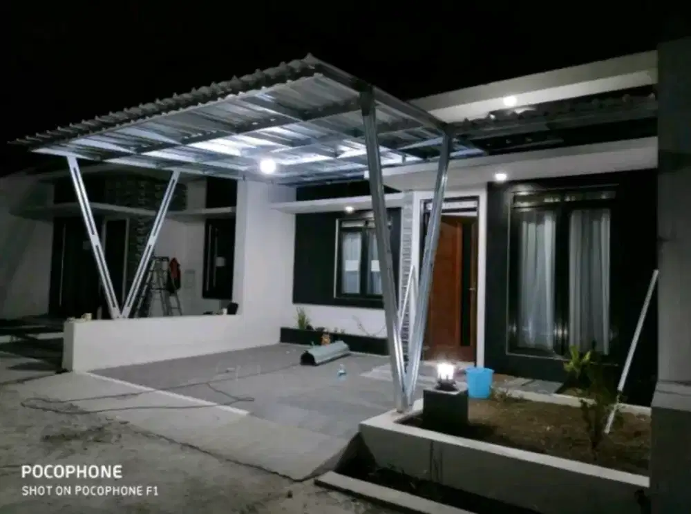 Kanopi Rangka Baja Ringan & Atap Rumah Bergaransi