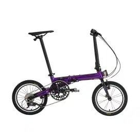 Sepeda Lipat camp Hazy 9 speed 16 R R Purple black