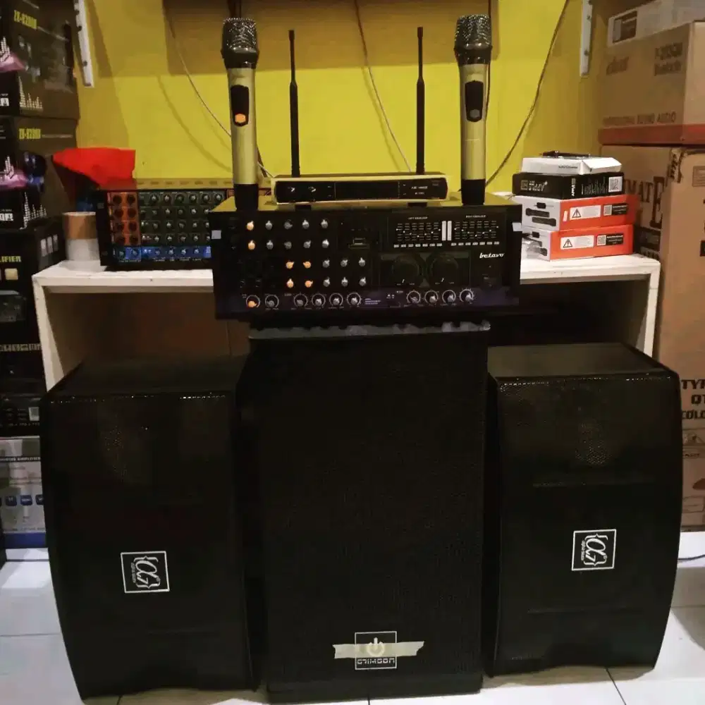Paket set audio karaoke