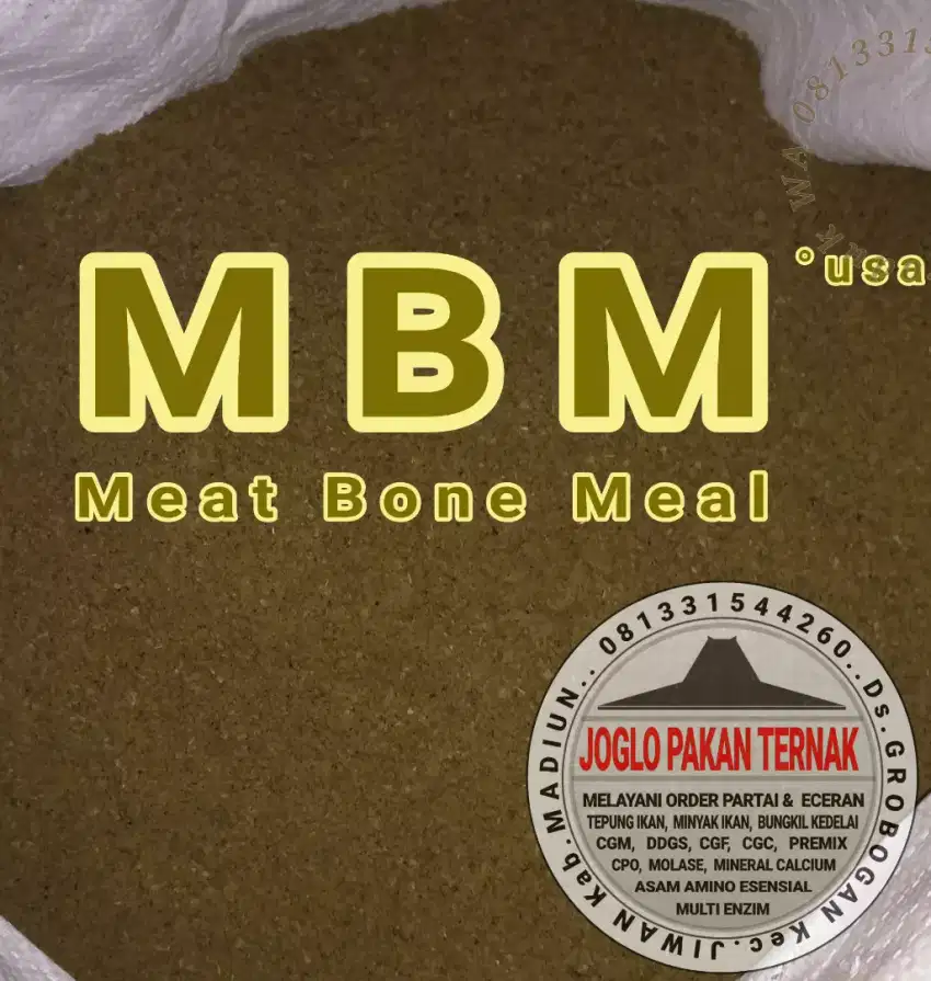 MBM usa - Meat bone meal - Tepung Tulang dan Daging Import - MINERAL