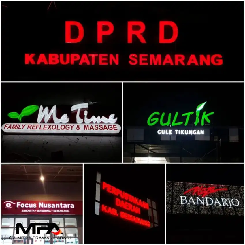 Signage, Neon box, Letter Box, Billboard dll