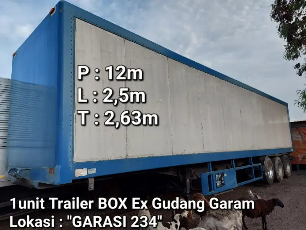 BOX Trailer/Buntut Trailer/CONTAINER