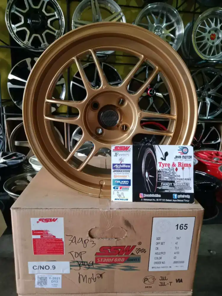 Velg rpf1 r16 4x100 by SSW thailand