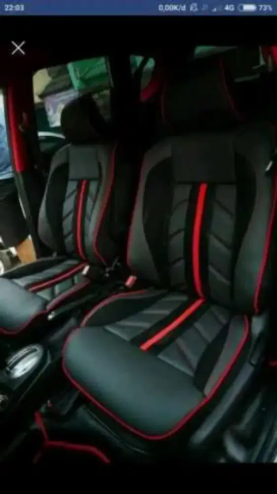 Pasang sarung jok di rumah aja