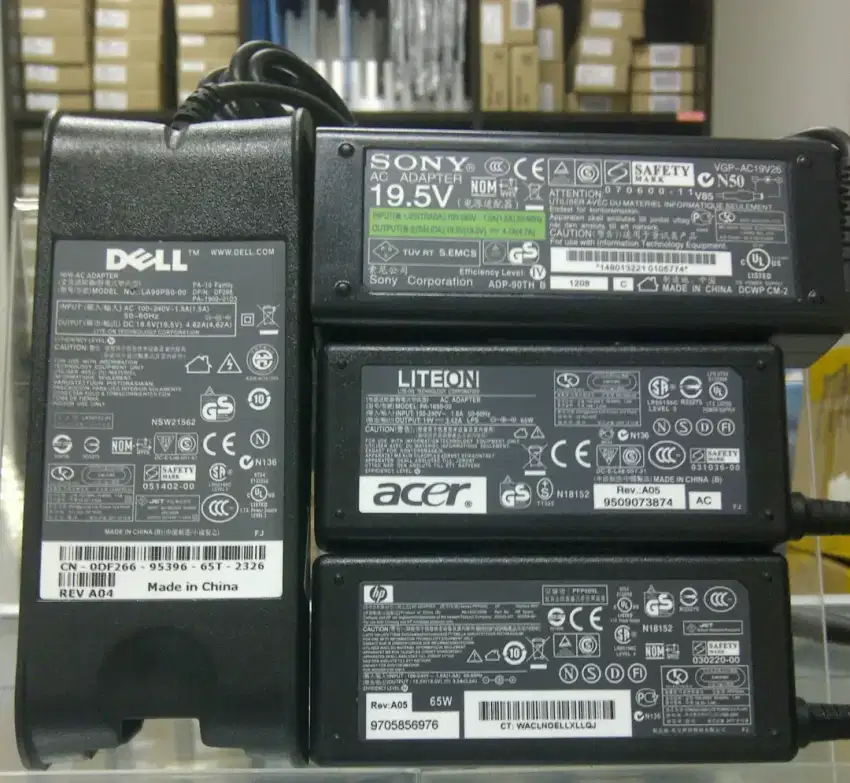 Adaptor Charger Laptop asus, dell, hp, lenovo