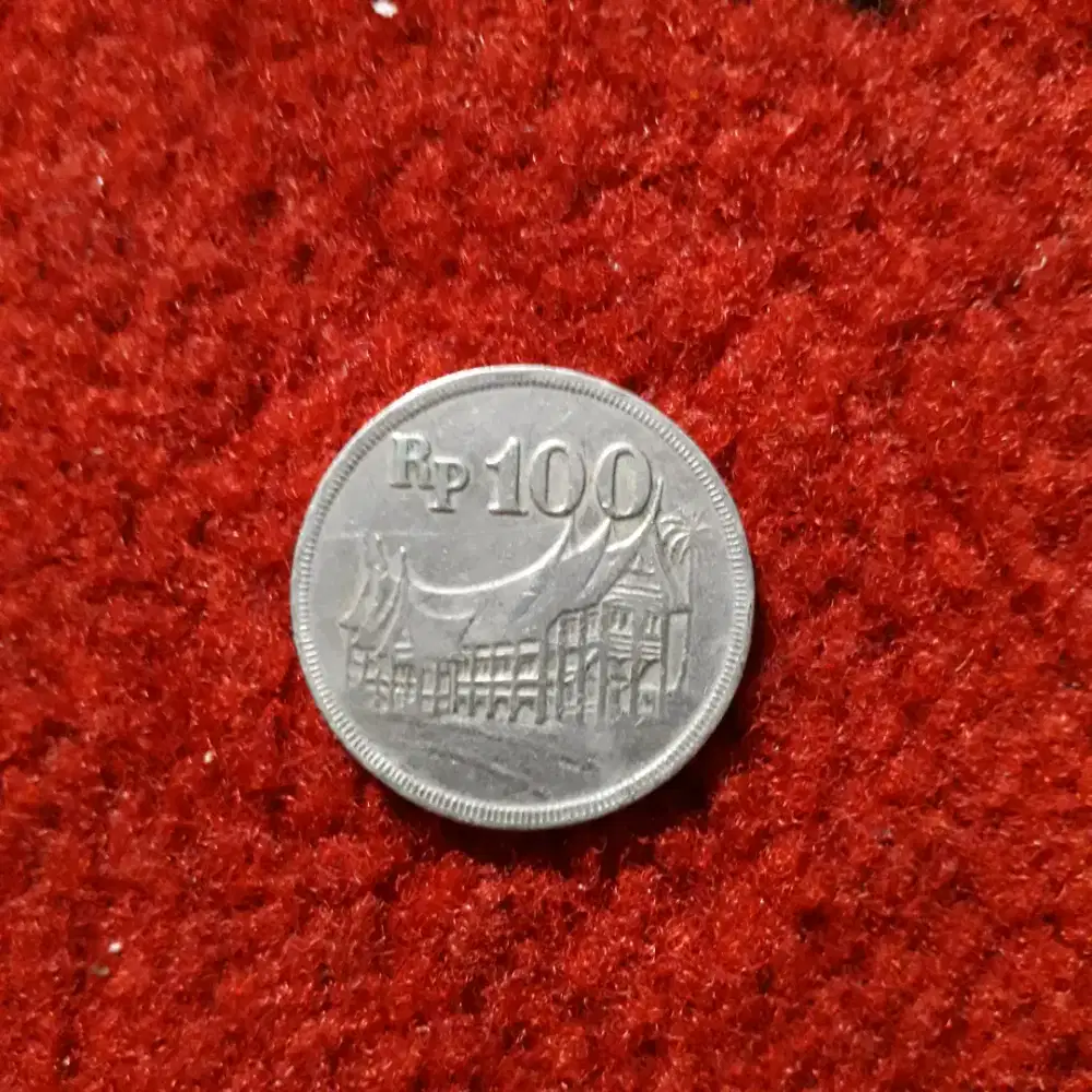 Uang Logam Koin RI Rp. 100,- tahun 1973