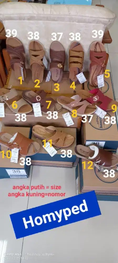 Sandal wanita homyped original