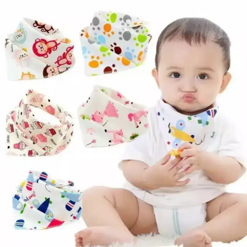 SEGITIGA SLABBER anak bayi tatak iler koboy import