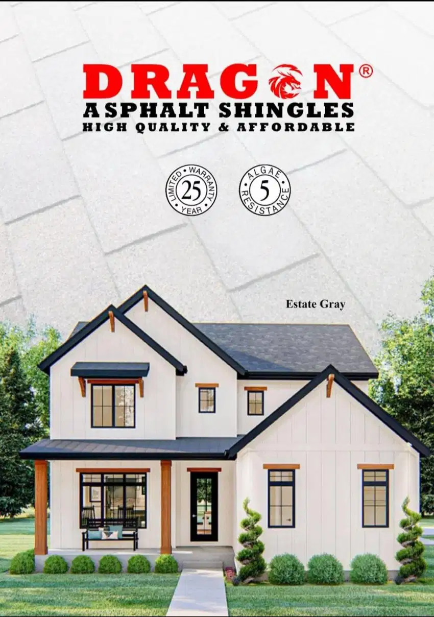 Atap Bitumen Aspal Dragon 3-Tab Shingle