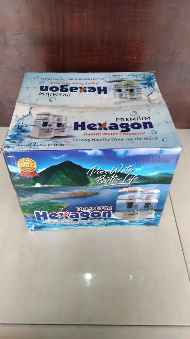 Mesin Pemurni Air HEXAGONAL PREMIUM 32 Liter  BARU