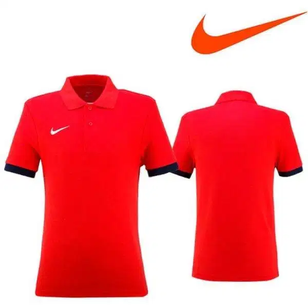 Nike Ts Core Polo Red Orange Size XL