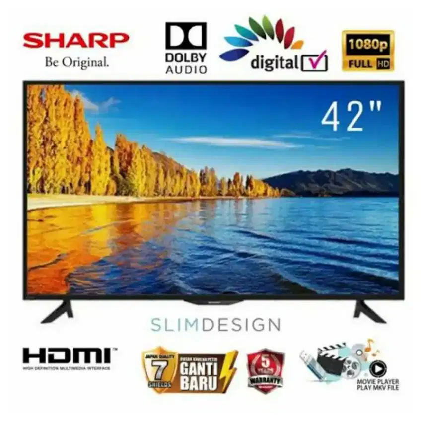 Tv Led Sharp Digital 42 inc 2T-C42DD1i