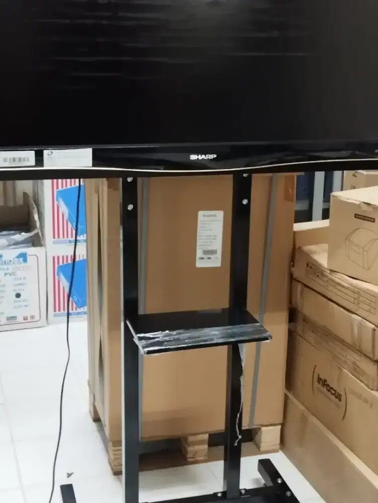 Bracket/braket/breket standing tv led + pasang