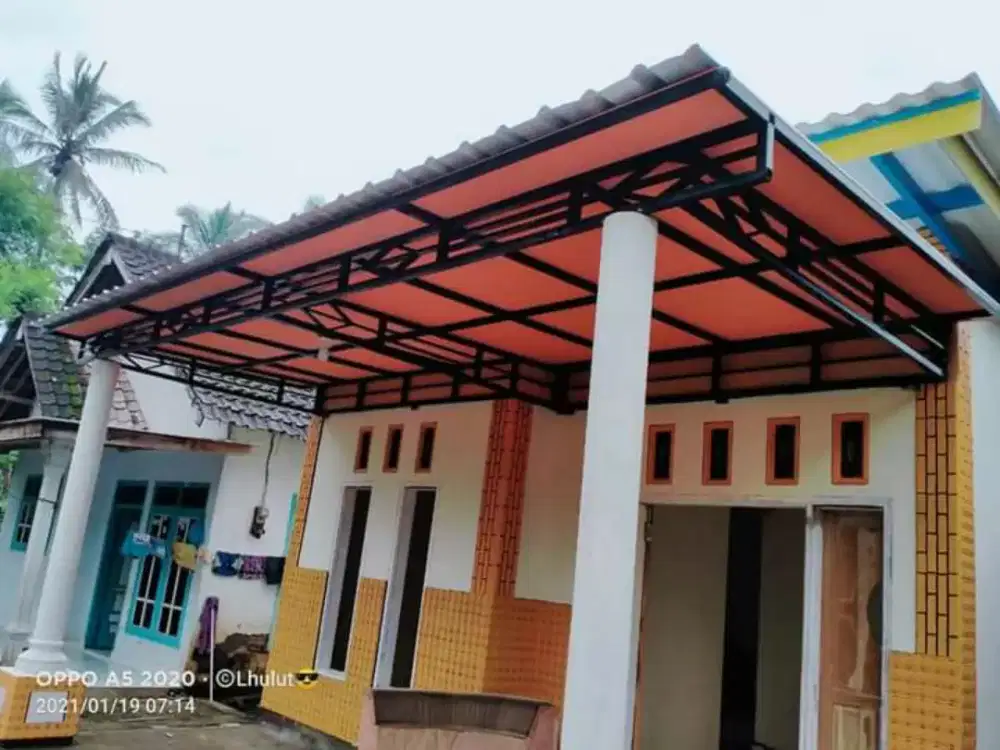 Kanopi tras rumah minimalis