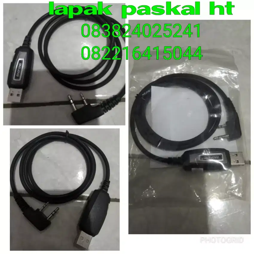 Kabel data buat seting ht baofeng , wln , spc &amp; sejenis nya