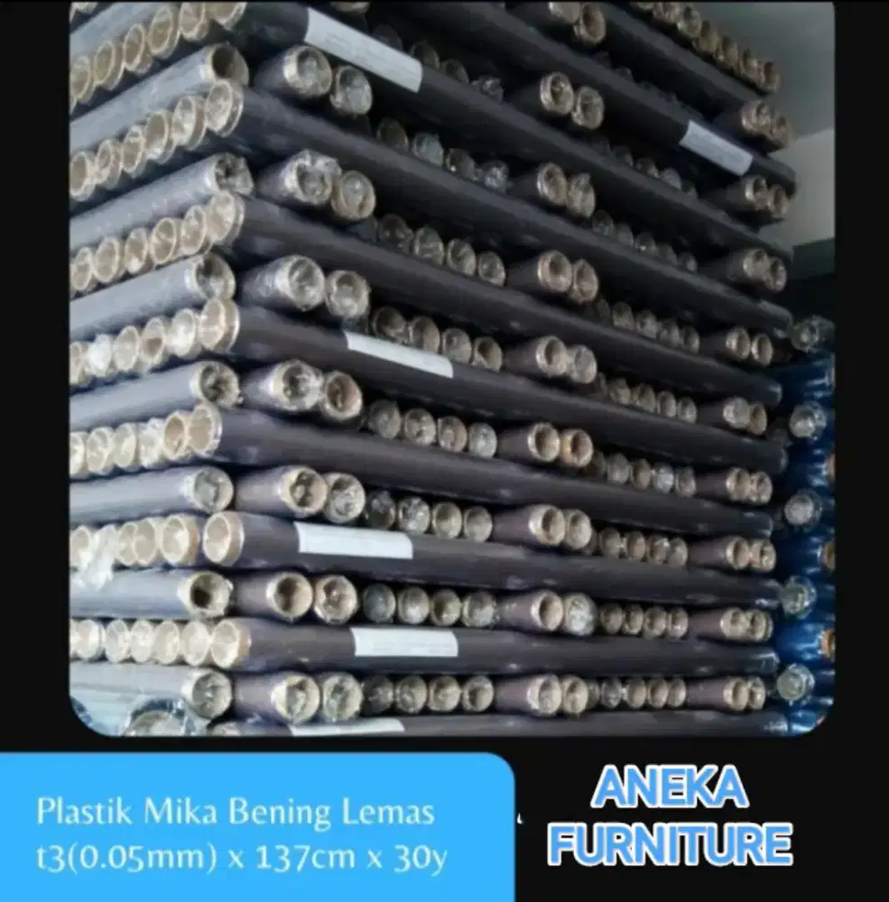 MIKA ROLL TEBAL 0.05MM - PLASTIK WRAP - SAMPUL PLASTIK