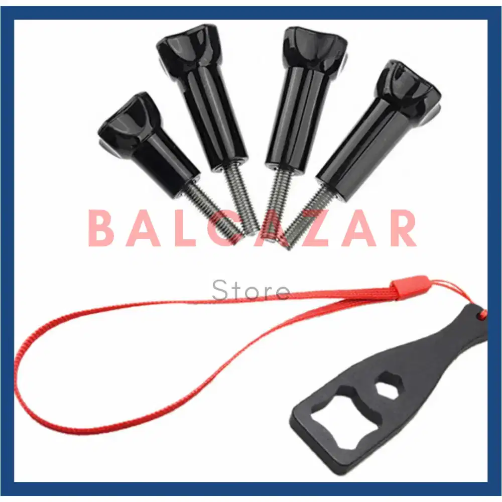 set baut gopro hero xiaomi yicam yi bpro kogan sjcam screw