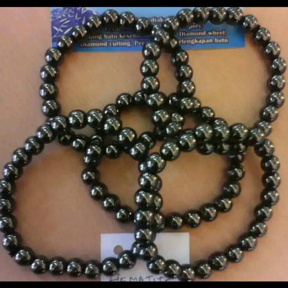 gelang hematite/badar besi 8mm