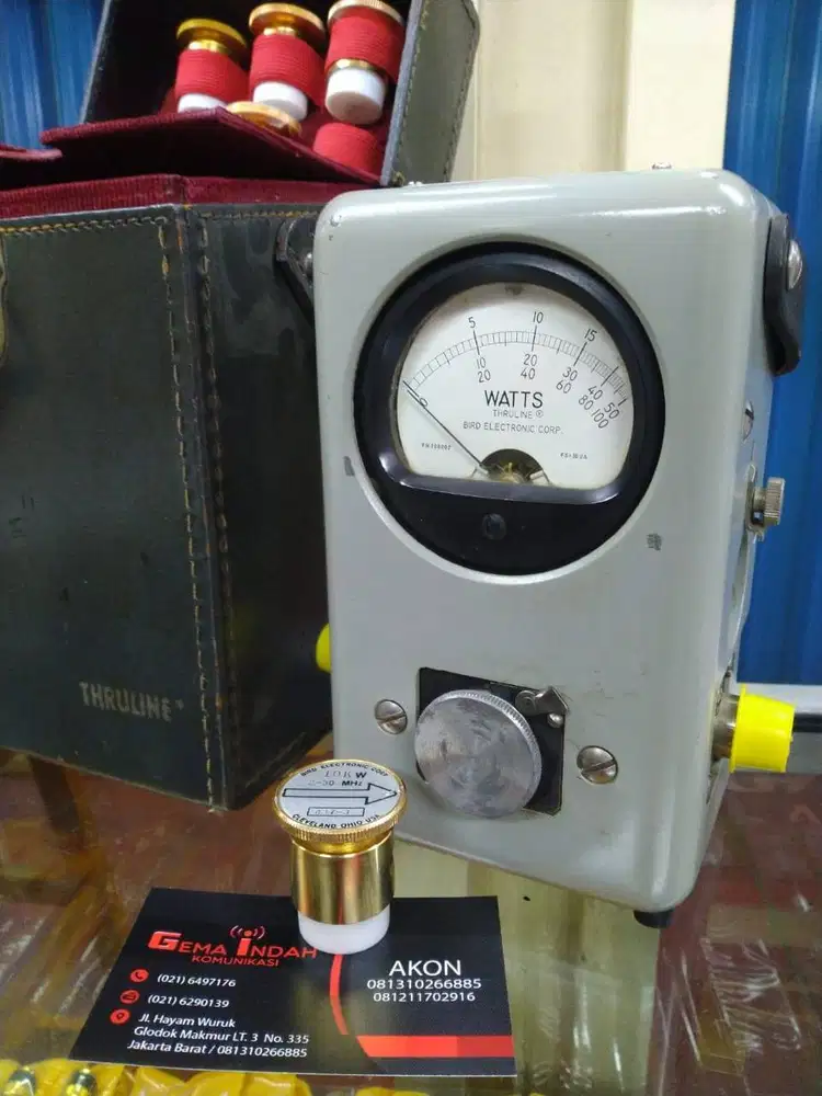 WattMeter Watt Meter Power BIRD THRULINE 10.000W USA Elements Kancing