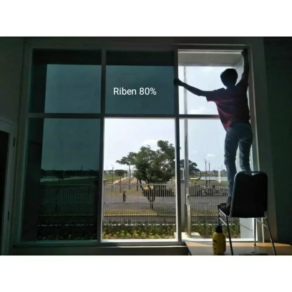 Stiker kaca riben/stiker kaca film/stiker kaca hitam/stiker kaca