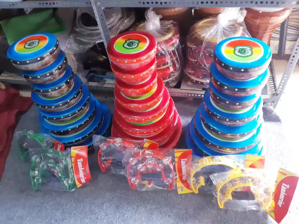 Rebana qasidah motif dan ukir