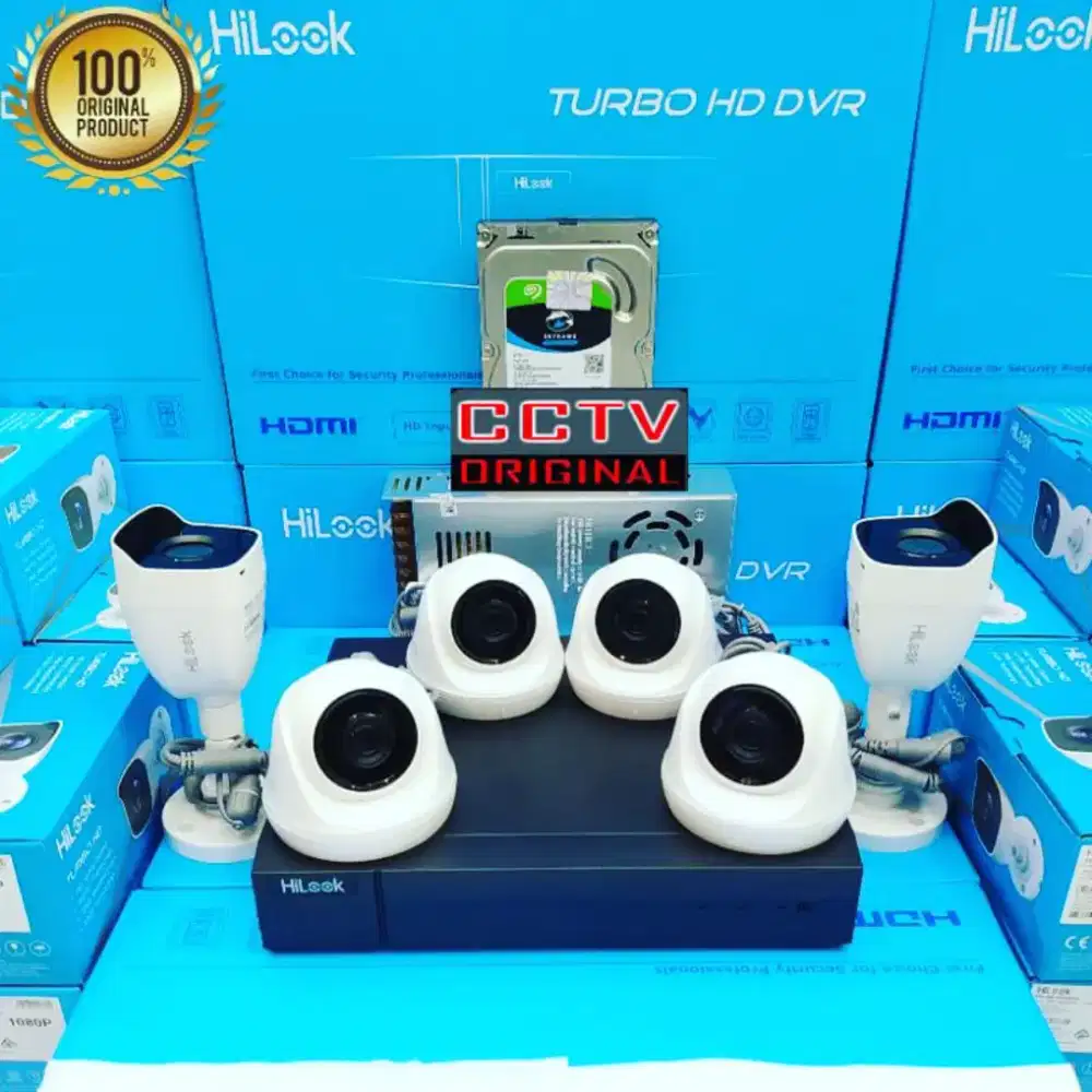 Jual plus pasang paket kamera CCTV hilook by HIKVISION Dll