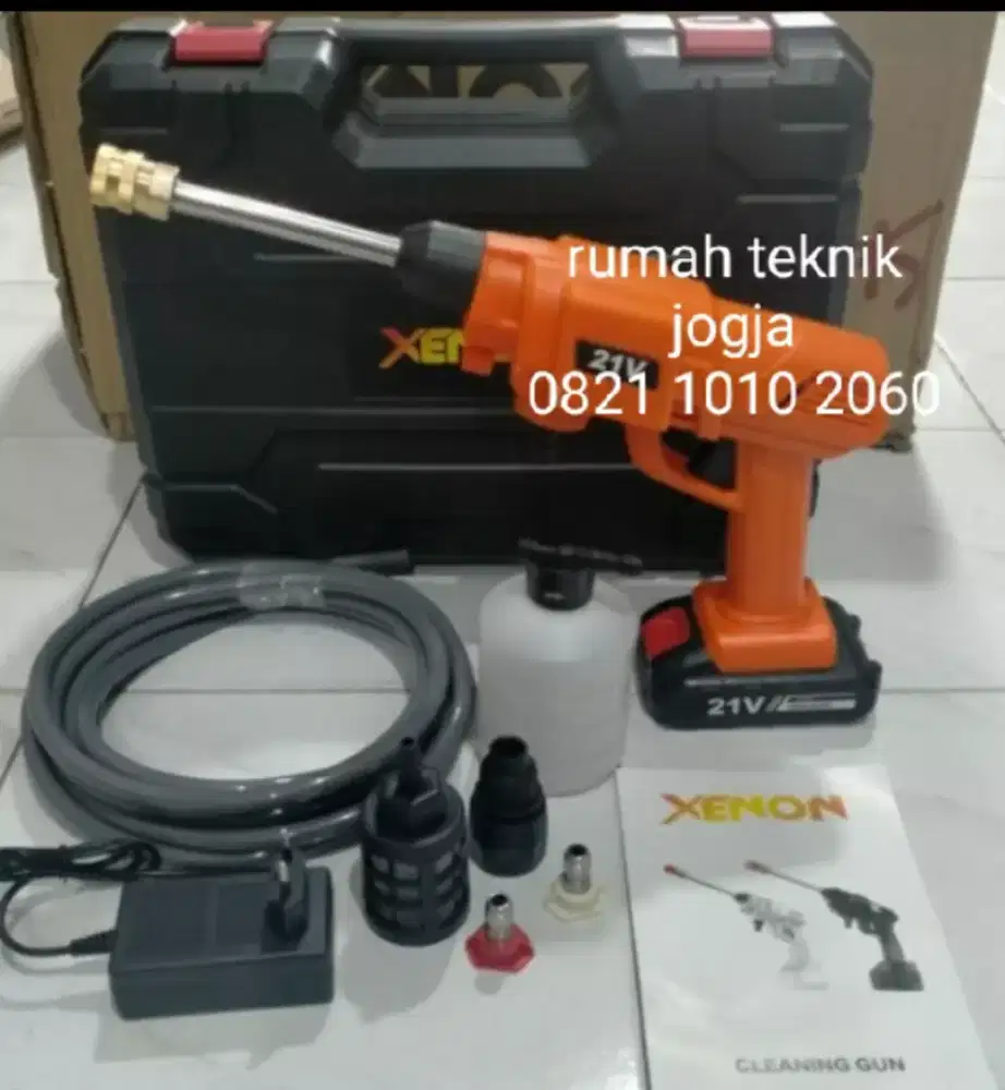 (rumah teknik jogja)mesin jet cleaner cordless xenon