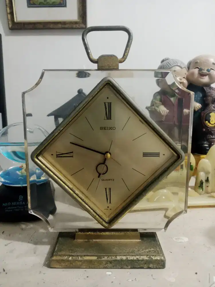 Jam Meja Kamar Jadul merk SEIKO Original