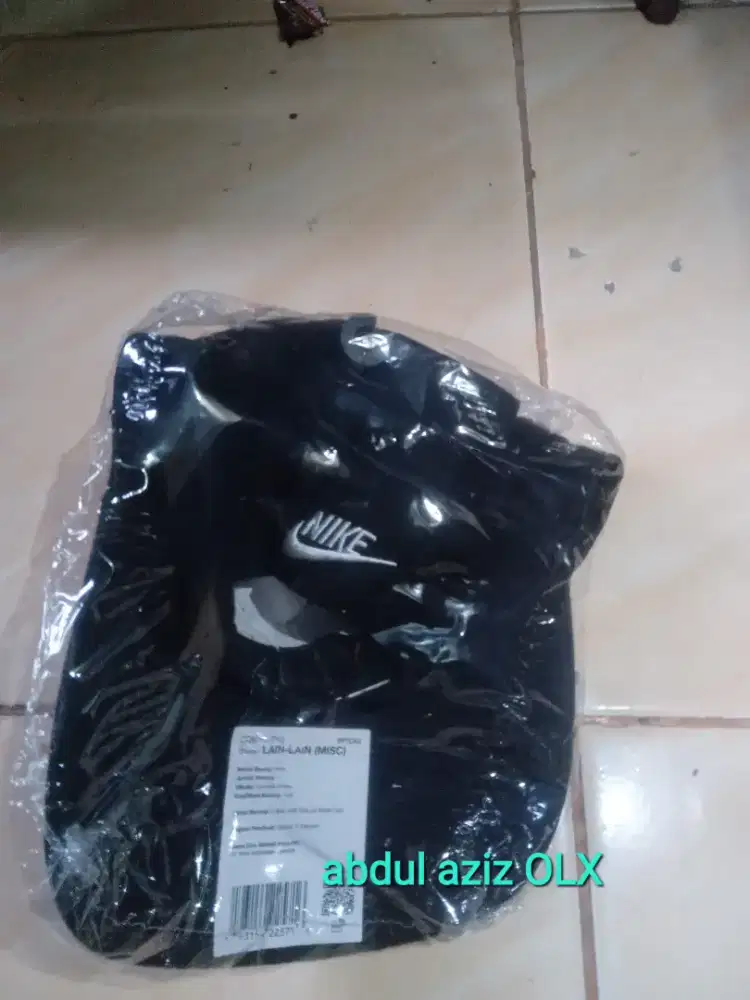 Topi Nike Just Do It Black