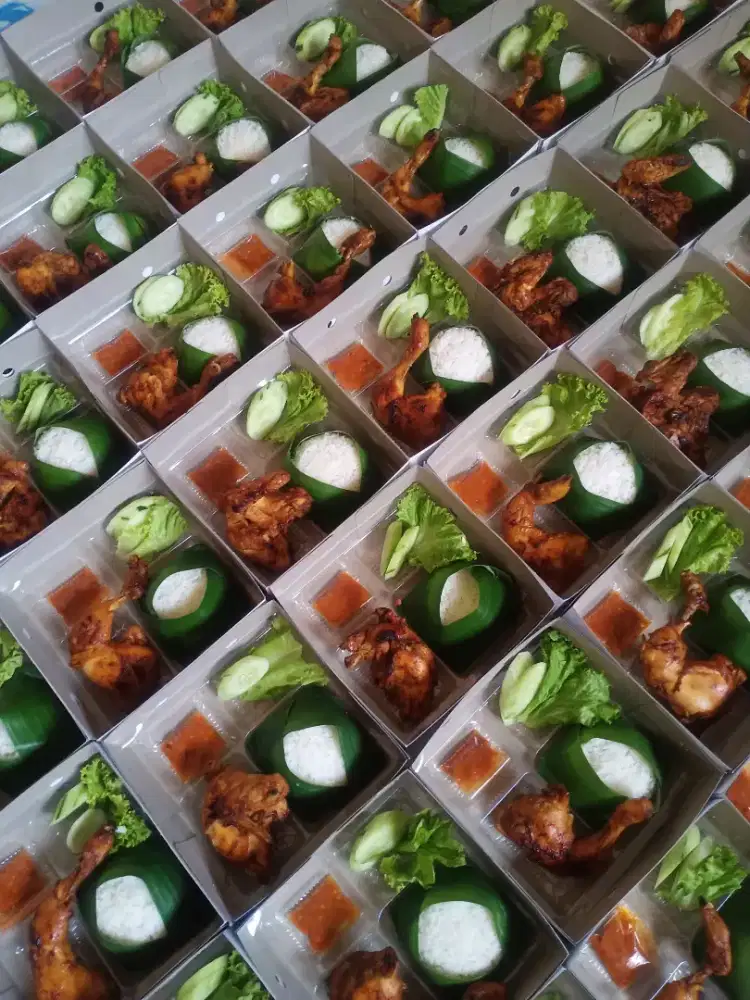 Paket Nasi Box Nasi Kotak Ayam Bakar siap kirim Jakarta bekasi