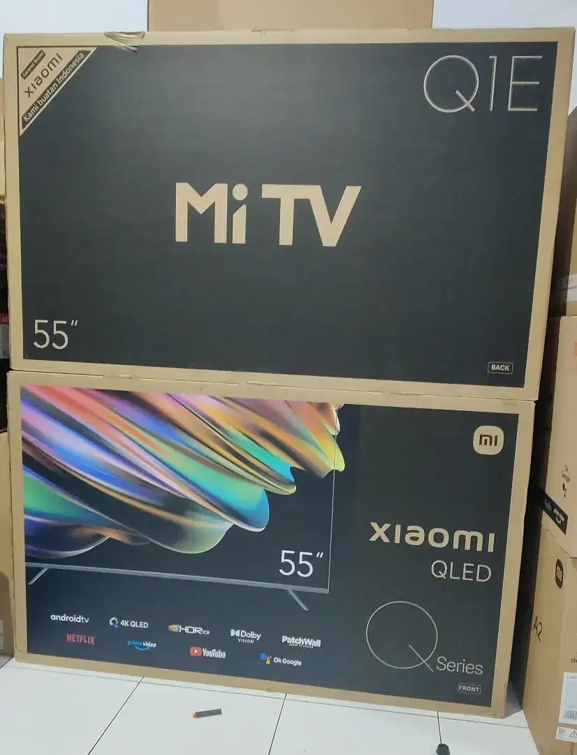 Xiaomi TV 55 QLED Smart TV Android UHD4K DolbyVision Digital TV Resmi