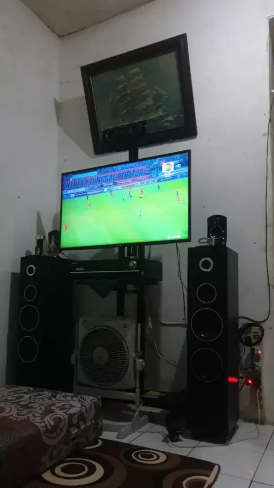 Bracket/Braket standing tv led/lcd 32-65+pasang