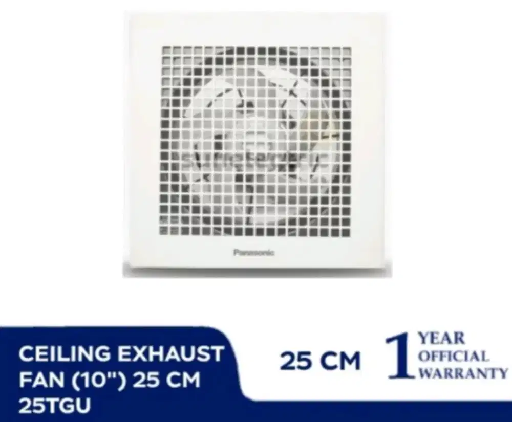 EXHAUST FAN PLAFON 10INCH PANASONIC FV25TGU5 (KHUSUS MEDAN-GRAB/GOSEND