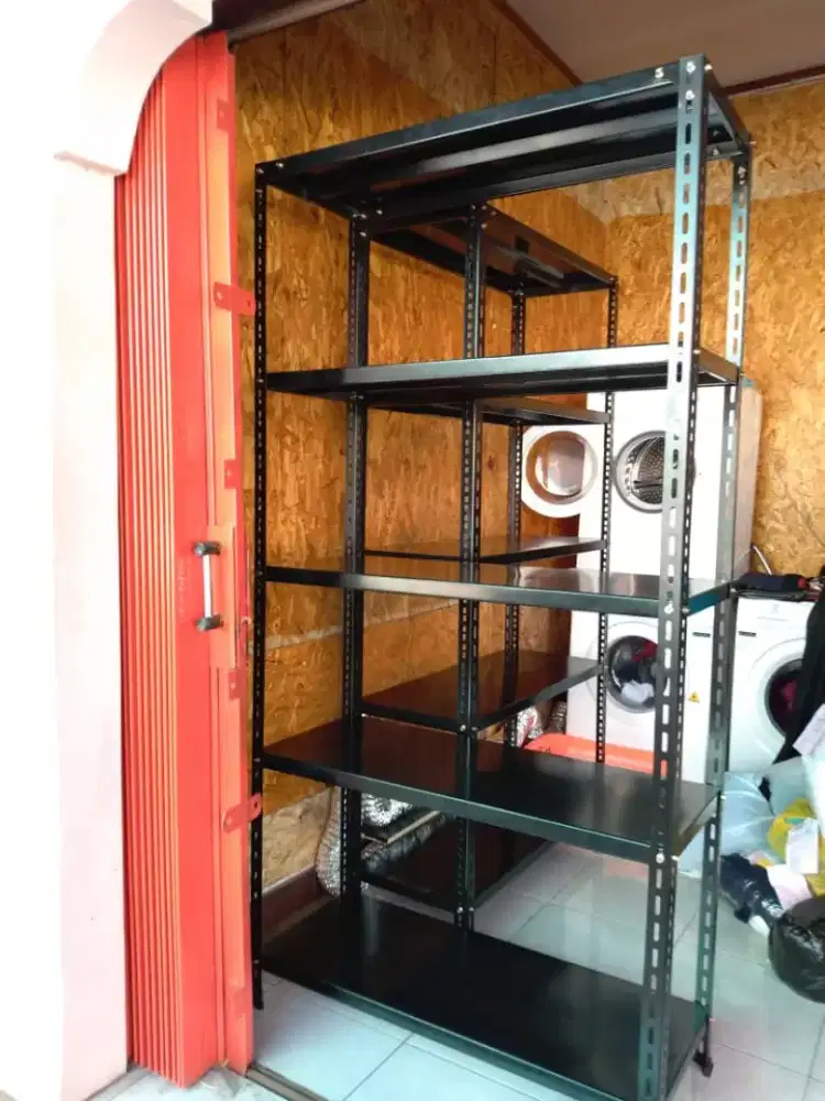 rak besi merah murah bisa cod