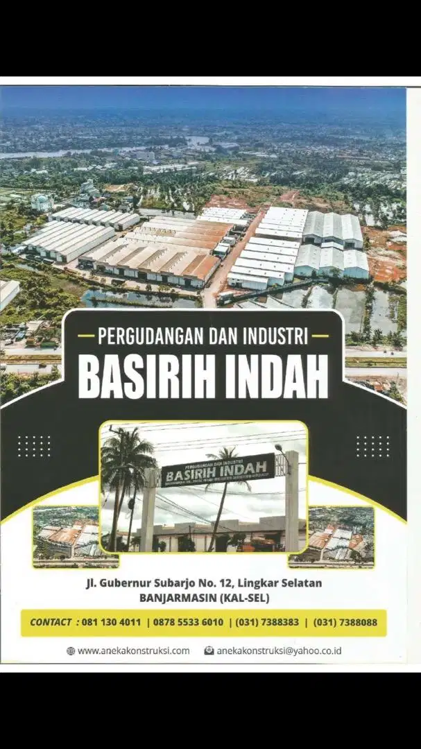 Di jual Murah Gudang Basirih Indah Banjramasin