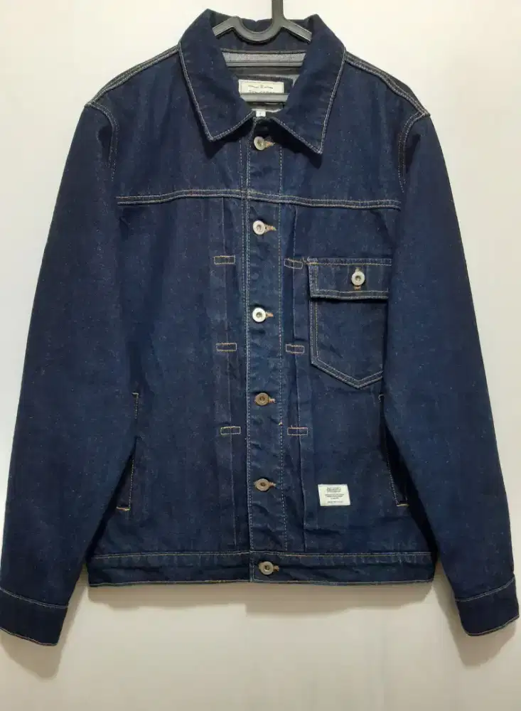 STORI DENIM JAKET TYPE I, SZ L, L:55, P: 66,NEVY BLUE