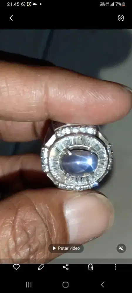 Natural sapphier star srilangka