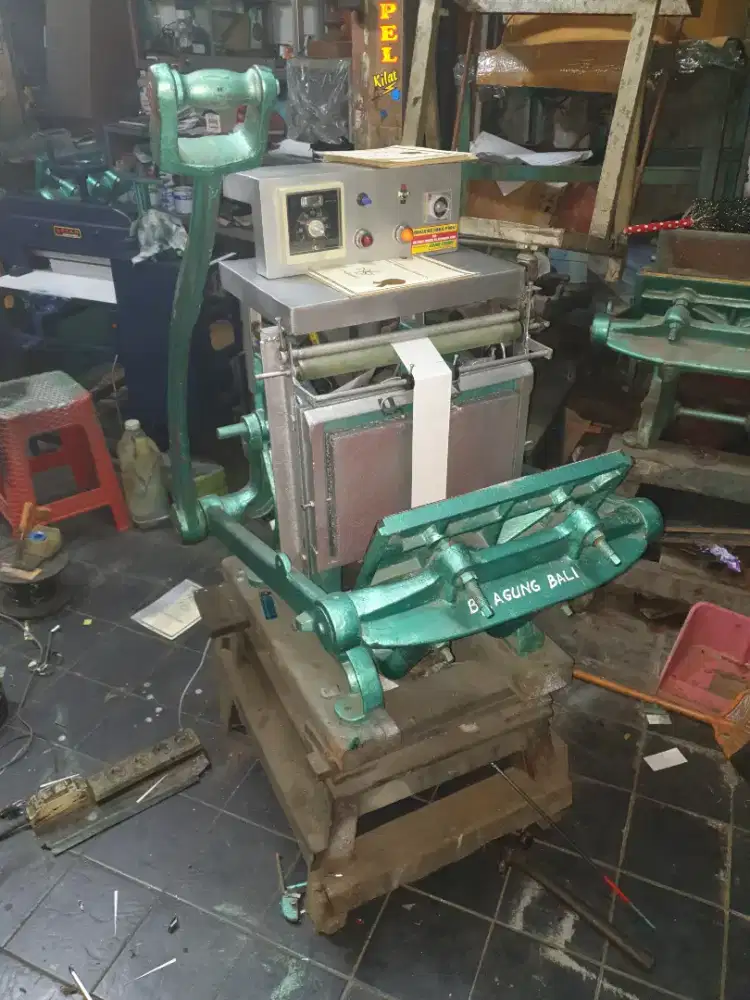 Mesin Hot Print, Emboss, Pond, Ril dan Perporasi