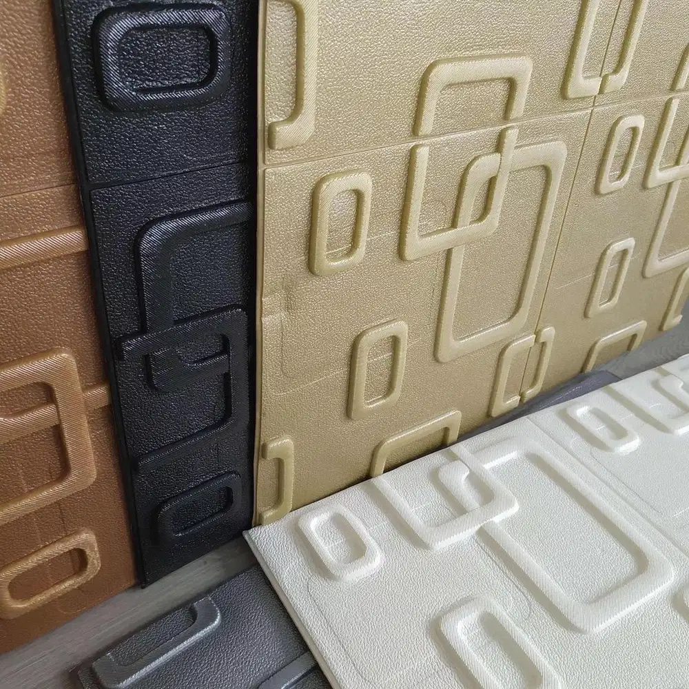 CUCI GUDANG! TERMURAH SEMEDAN TEBAL Wall Sticker 3D Motif Kotak Kecil