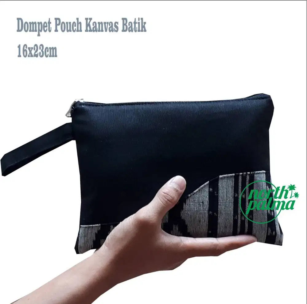 Souvenir Dompet Tenun / Pouch Wanita Kanvas Tenun Northpalma