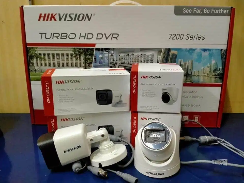Paket Pasang CCTV 4 Camera Full HD 1080p Bening Murah Terlengkap Demak