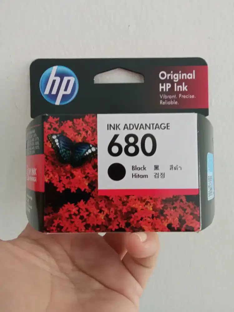 Tinta HP 680 hitam original