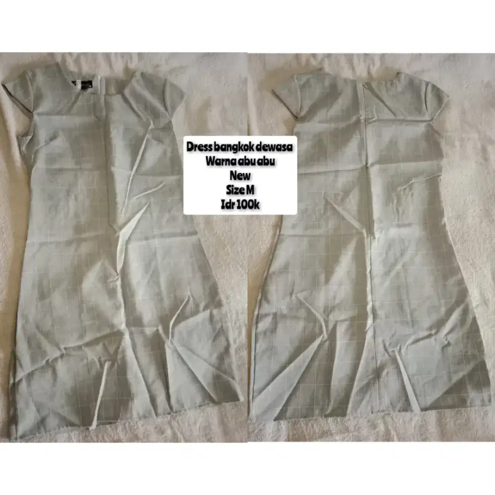 Dress New Batik wanita ukuran M dan dress