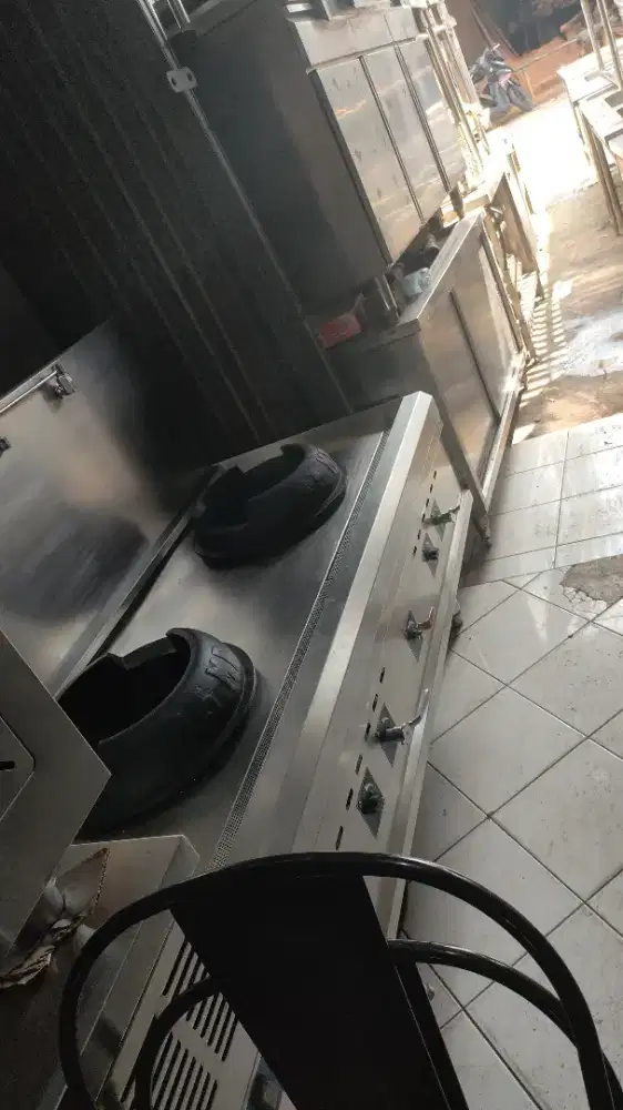 Jual kompor gas kwali range bekas resto ex cafe