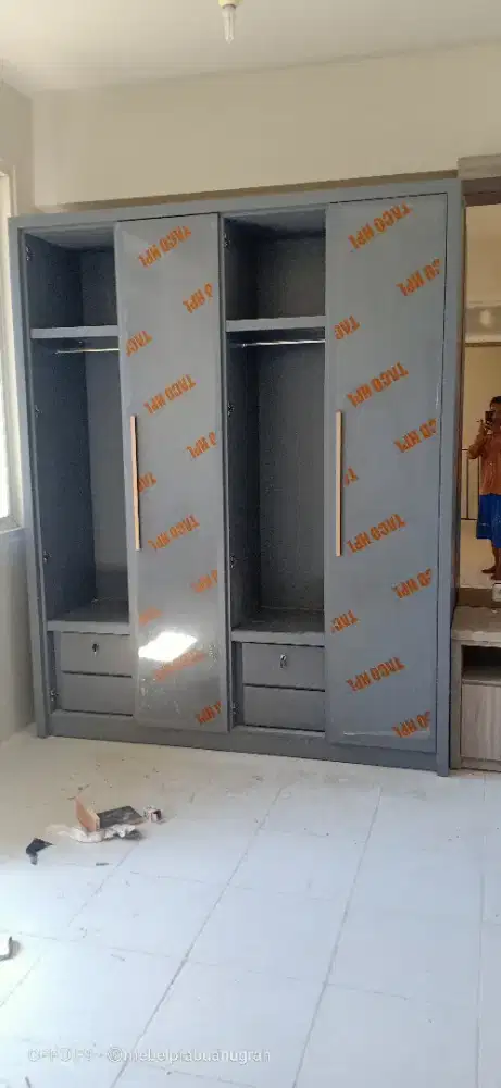 Lemari pakaia murah langsung tukang hitung bahan + jasa