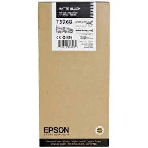 Tinta Epson C13T596800 T5968 Ink cartridge MATTE BLACK 350ml